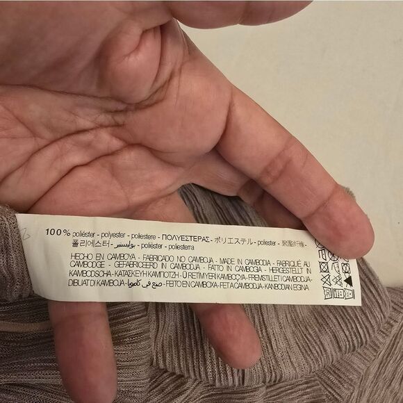 NWT Zara Pleated Basic Dress Size XL - Picture 5 of 13